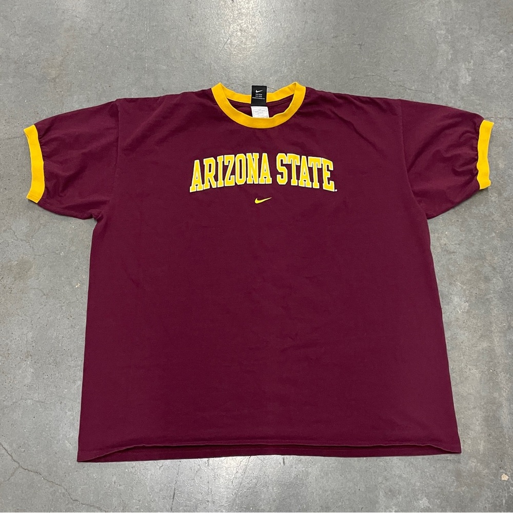 Vintage 1990s Team Nike Arizona State University Center Check Shirt Mens 2XL ASU